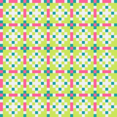 Soyut çapraz desenli üretken hesaplama sanatı çizimi