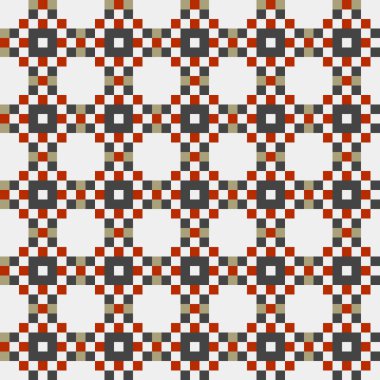 Soyut çapraz desenli üretken hesaplama sanatı çizimi