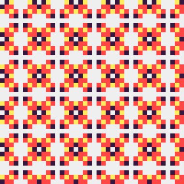 Soyut Çapraz Kusursuz Desensiz Desen vektör çizimi  