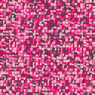 Soyut Geometrik Desen üretken hesaplama sanatı çizimi 