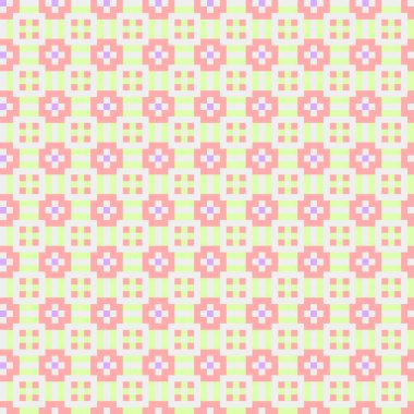 Soyut çapraz desenli üretken hesaplama sanatı çizimi