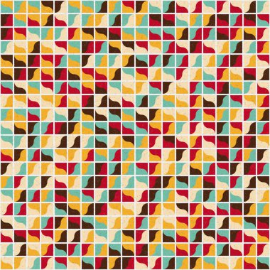 Soyut Geometrik Desen üretken hesaplama sanatı çizimi 