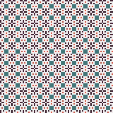 Soyut çapraz desenli üretken hesaplama sanatı çizimi