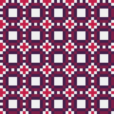 Soyut çapraz desenli üretken hesaplama sanatı çizimi 