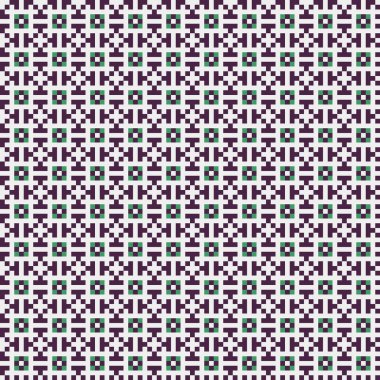 Soyut çapraz desenli üretken hesaplama sanatı çizimi