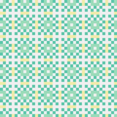 Soyut çapraz desenli üretken hesaplama sanatı çizimi