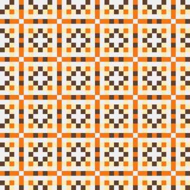 Soyut çapraz desen, üretken hesaplama vektörü illüstrasyonu