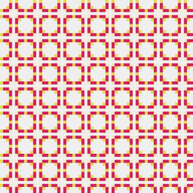 Soyut çapraz desenli üretken hesaplama sanatı çizimi 