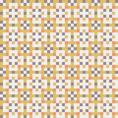 Soyut çapraz desenli üretken hesaplama sanatı çizimi