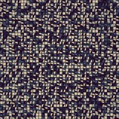 Soyut Geometrik Desen üretken hesaplama sanatı çizimi 