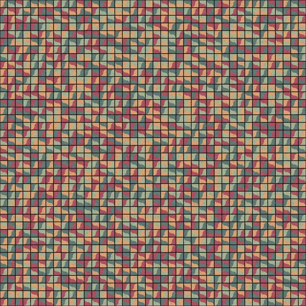 Abstract Geometric Pattern Generative Computational Art Illustration — Stock Vector