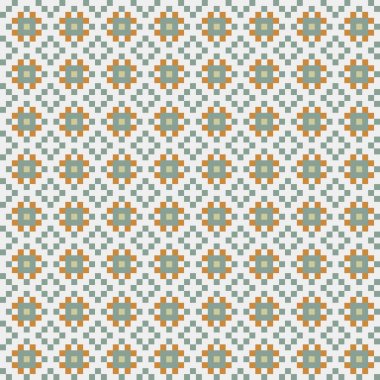 Soyut çapraz desenli üretken hesaplama sanatı çizimi