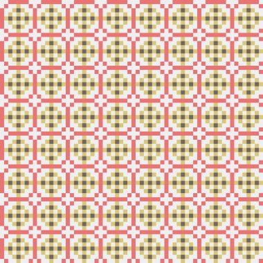 Soyut çapraz desenli üretken hesaplama sanatı çizimi