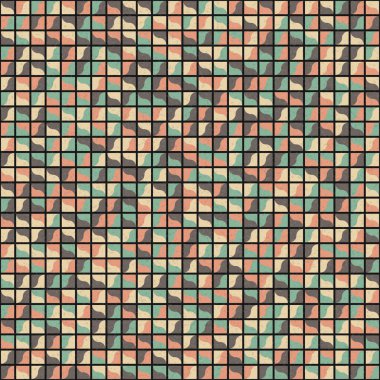 Soyut Geometrik Desen üretken hesaplama sanatı çizimi