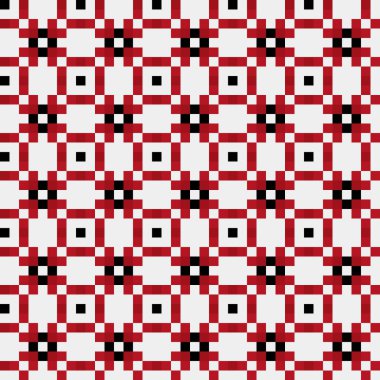 Soyut çapraz desenli üretken hesaplama sanatı çizimi