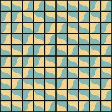 Soyut Geometrik Desen üretken hesaplama sanatı çizimi