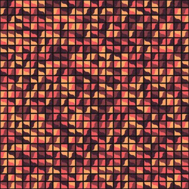 Soyut Geometrik Desen üretken hesaplama sanatı çizimi