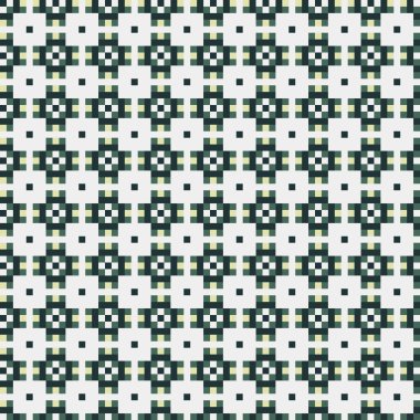 Soyut çapraz desenli üretken hesaplama sanatı çizimi