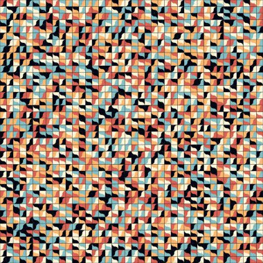 Soyut Geometrik Desen üretken hesaplama sanatı çizimi