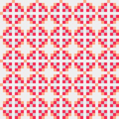 Soyut çapraz desenli üretken hesaplama sanatı çizimi