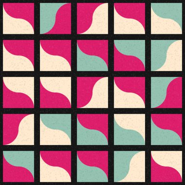 Soyut Geometrik Desen üretken hesaplama sanatı çizimi