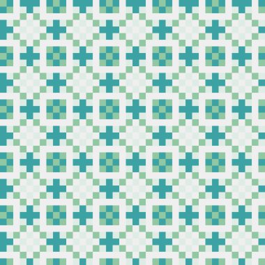 Soyut çapraz desenli üretken hesaplama sanatı çizimi