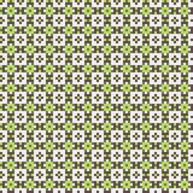 Soyut çapraz desenli üretken hesaplama sanatı çizimi