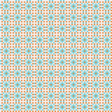 Soyut çapraz desenli üretken hesaplama sanatı çizimi