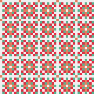 Soyut çapraz desenli üretken hesaplama sanatı çizimi