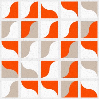 Soyut Geometrik Desen üretken hesaplama sanatı çizimi