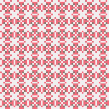 Soyut çapraz desen, üretken hesaplama vektörü illüstrasyonu