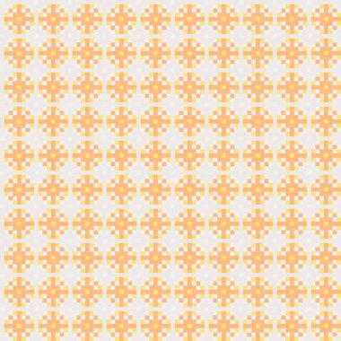 Soyut çapraz desenli üretken hesaplama sanatı çizimi