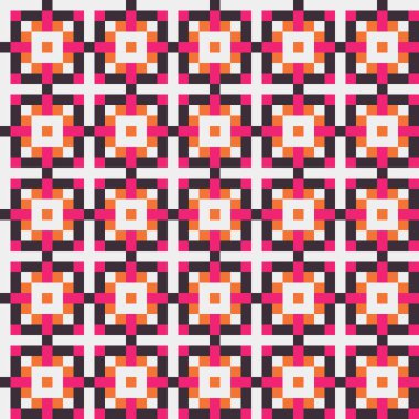 Soyut Çapraz Kusursuz Desensiz Desen vektör çizimi  