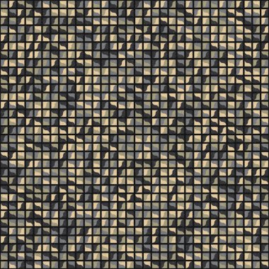 Soyut Geometrik Desen üretken hesaplama sanatı çizimi