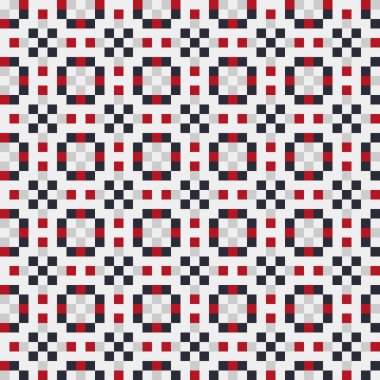 Soyut çapraz desenli üretken hesaplama sanatı çizimi