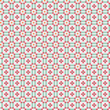 Soyut çapraz desenli üretken hesaplama sanatı çizimi