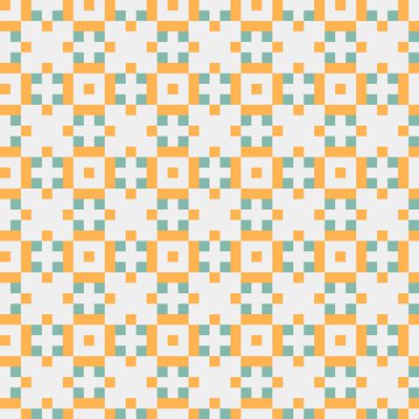 Soyut çapraz desenli üretken hesaplama sanatı çizimi