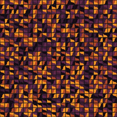 Soyut Geometrik Desen üretken hesaplama sanatı çizimi