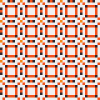 Soyut çapraz desenli üretken hesaplama sanatı çizimi