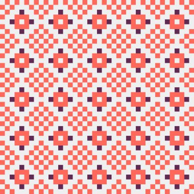 Soyut çapraz desenli üretken hesaplama sanatı çizimi 