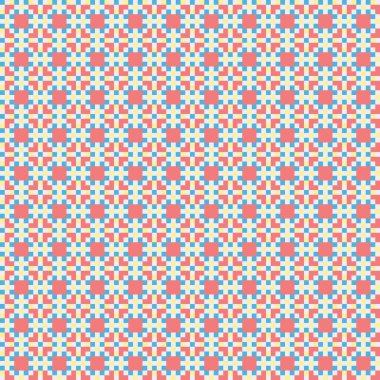 Soyut çapraz desenli üretken hesaplama sanatı çizimi