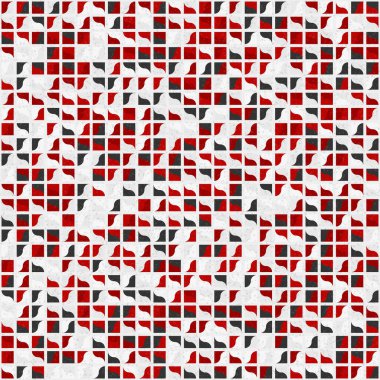 Soyut Geometrik Desen üretken hesaplama sanatı çizimi