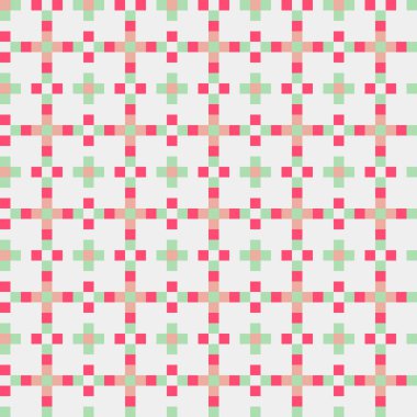 Soyut çapraz desenli üretken hesaplama sanatı çizimi