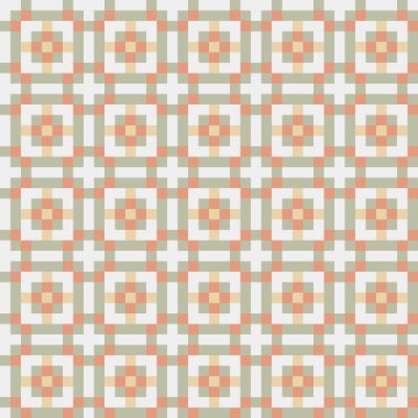 Soyut çapraz desenli üretken hesaplama sanatı çizimi