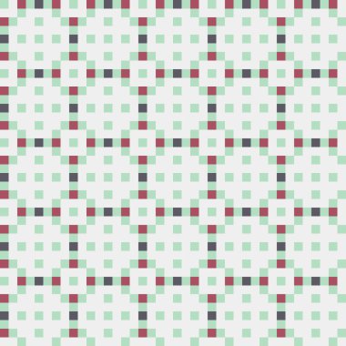 Soyut çapraz desenli üretken hesaplama sanatı çizimi