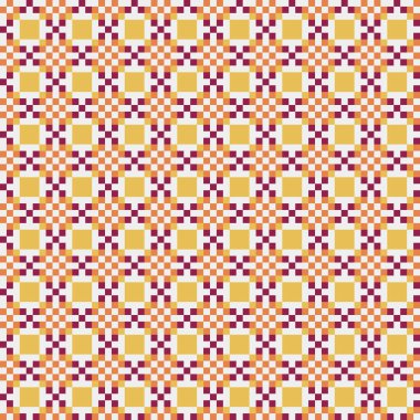 Soyut çapraz desenli üretken hesaplama sanatı çizimi