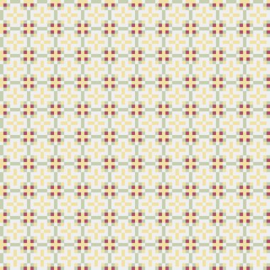 Soyut Çapraz Kusursuz Desensiz Desen vektör çizimi  