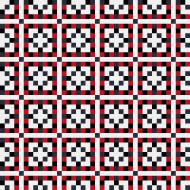 Soyut çapraz desenli üretken hesaplama sanatı çizimi