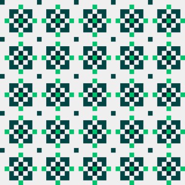 Soyut çapraz desenli üretken hesaplama sanatı çizimi