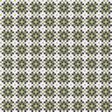 Soyut çapraz desenli üretken hesaplama sanatı çizimi